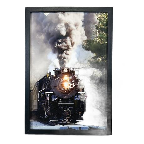 Framed Photographic Print of the Nickel Plate Railroad No 765 Steam Engine