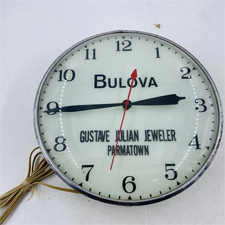 1960’s Bulova Dealer Clock