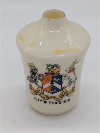 City of Bradford England Shelley China Modern Urn 2.5" T