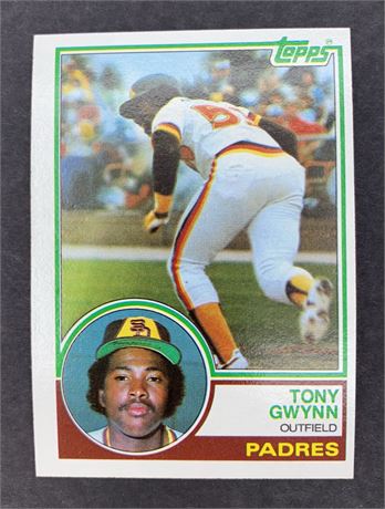 1983 TOPPS #482 Tony Gwynn Padres Baseball Card