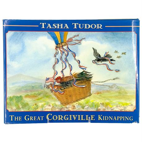 Vintage Children's Book "The Great Corgiville Kidnapping" by Tasha Tudor