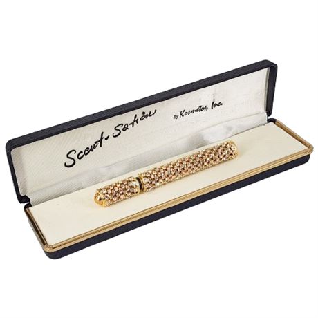 Vintage Crystal "Scent-Sation" by KOSMETOS Travel Perfume Pen