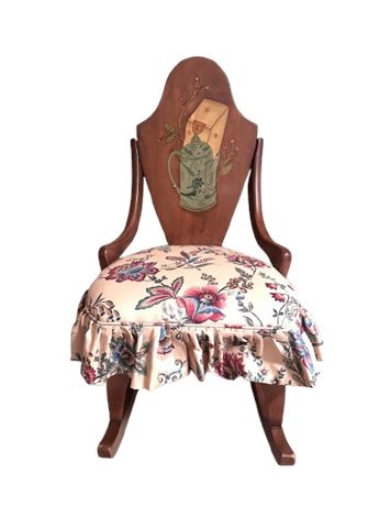Vintage Children's Hand Painted Rocker