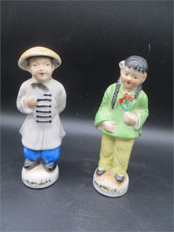 Occupied Japan Figures Niagra Falls NY Souvenirs