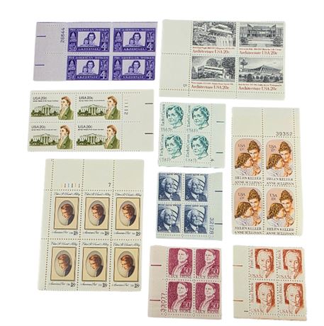 Lot of Plate Block & Block Stamps