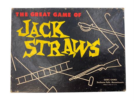 Mid Century Qubic Games Jack Straws Tic Tac Toe