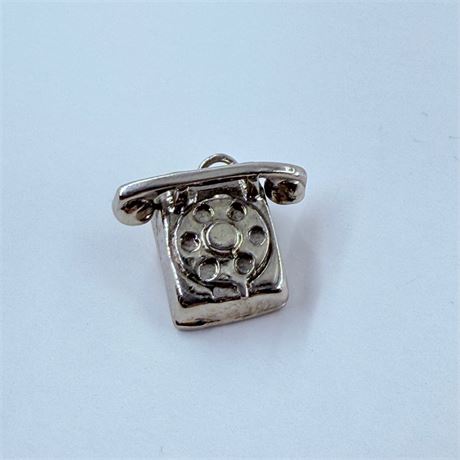 4.2g Sterling Telephone Pendant / Charm