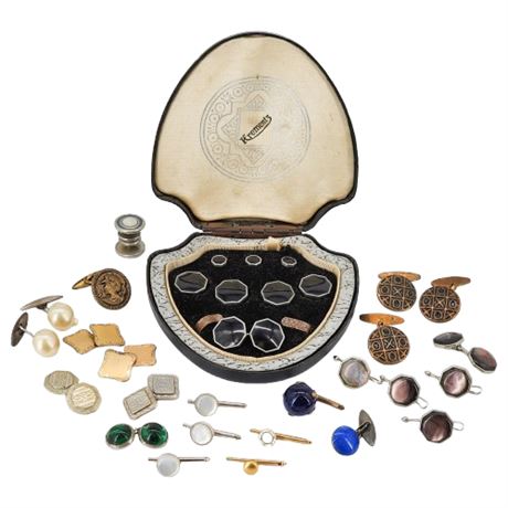 Vintage Dress Studs & Cufflinks Lot
