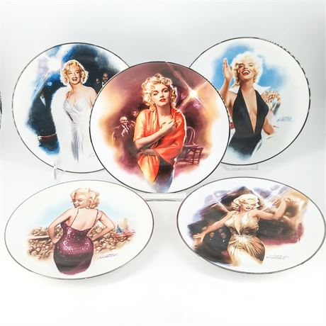 Delphi Collectible Plate Lot Featuring Marilyn Monroe, The Bradford Exchange