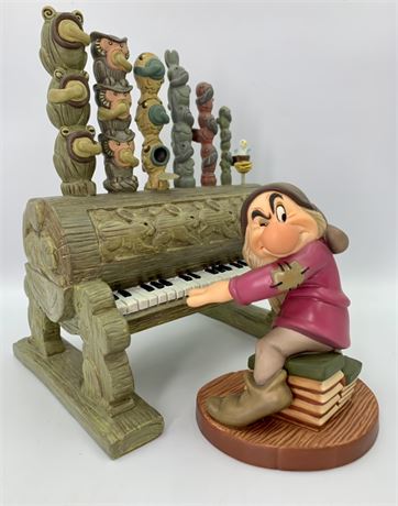 “Humph! & Pipe Organ” Walt Disney Classics Collection Grumpy Dwarf Statue,in Box