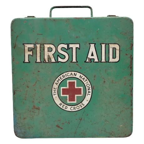 Vintage American National Red Cross First Aid Kit