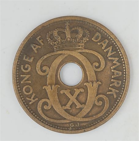 Denmark five cent coin