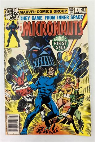 35 cent No 1 Jan 1978 Micronauts Marvel Comics Group Comic