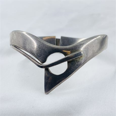 59g Vntg Modernist Sterling Bracelet