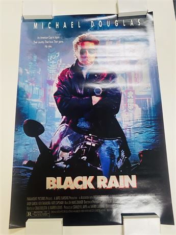 Black Rain Original 27x41 Movie Poster - Rolled