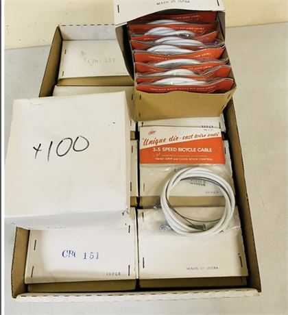 100 NOS Brake Cables