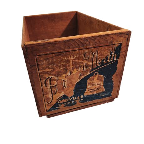 Vintage "Dwinnell Bros. Produce" Wood Crate, Advertisement