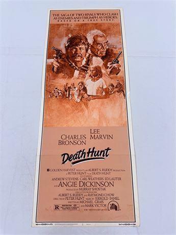 Death Hunt Original 14x36” Movie Poster