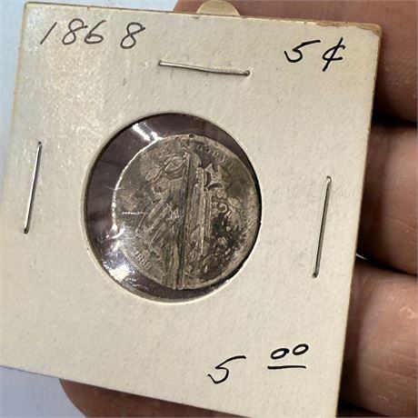 1868 Shield Nickel