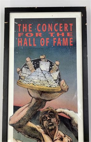 1995 Cleveland Rock & Roll Hall of Fame Grand Opening Concert Lithograph