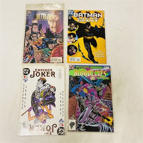 4 DC Comic Books w/ 3 #1’s