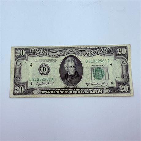 1950 $20 Bill