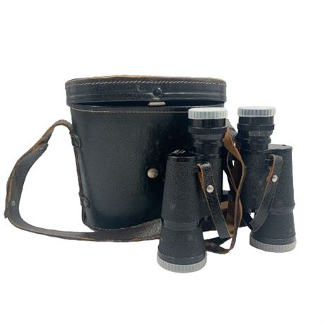 Tasco Imperial Binoculars and Leather Case