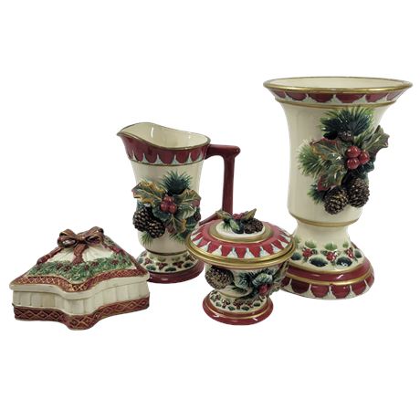 Design Factory Signature Collection Christmas Day Pottery Lot