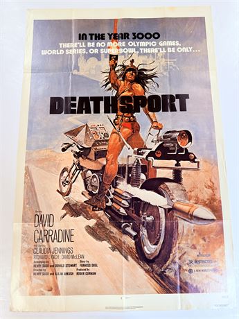 Deathsport Original 27x41 Movie Poster