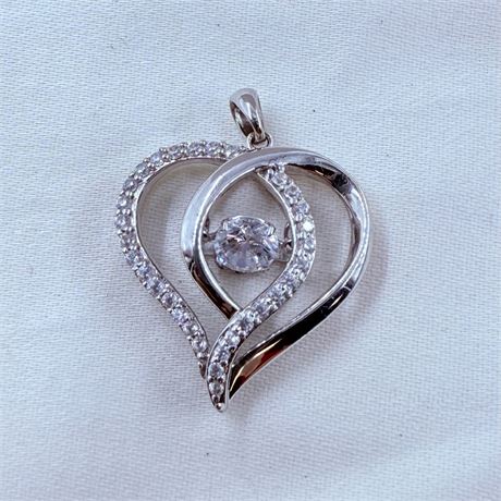 3.9g Sterling Heart Pendant
