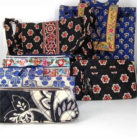 Vera Bradley Quilted Laptop Case, Bag & Accessories Lot – Assorted Patterns