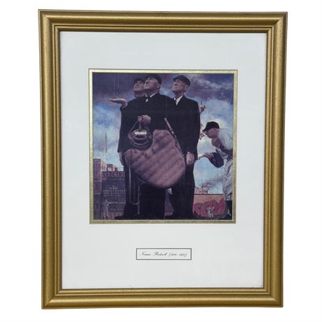 "Called Because of Rain" - Framed Litho