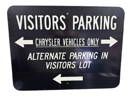 Visitors Parking Sign