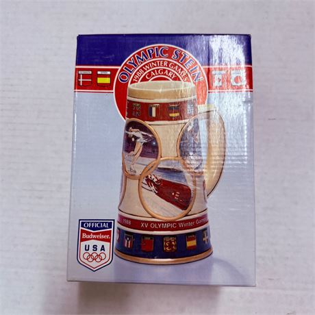 1988 Budweiser Winter Games Stein