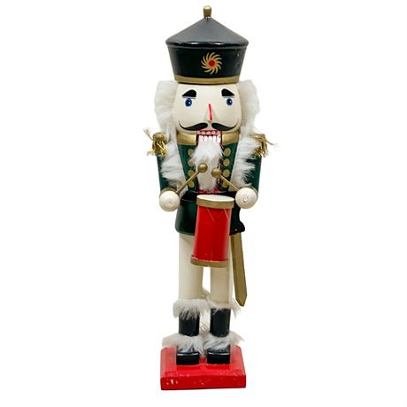 Vintage Handmade Wooden Nutcracker