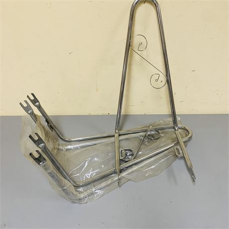 3 NOS Chrome Back Rests