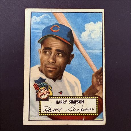 1952 Topps Harry Simpson