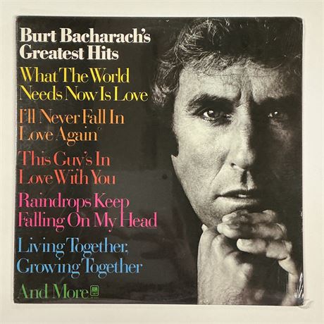 Burt Bacharach’s Greatest Hits Sealed Vinyl Record