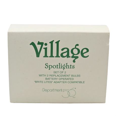 Dept. 56 Village Spotlights