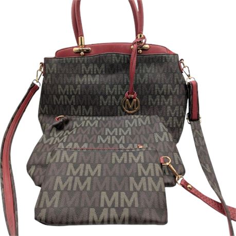 Mia Farrow Faux Leather 3 Bag Collection