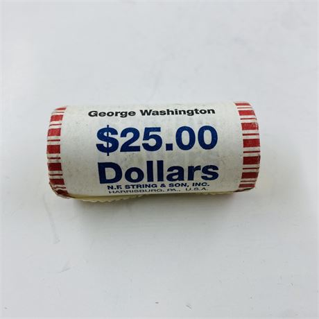 $25 Shotgun Roll George Washington Dollars