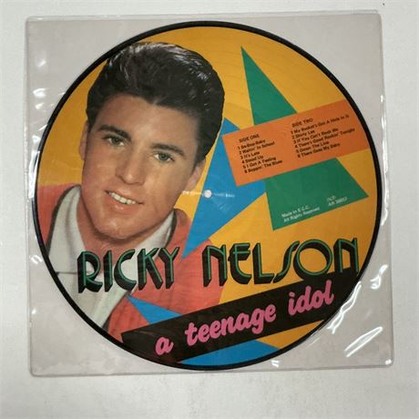 Ricky Nelson A Teenage Idol Picture Disc Vinyl Record