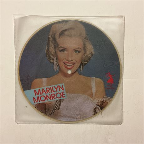 Marilyn Monroe Picture Disc 45 Vinyl Record