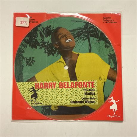 Harry Belafonte Picture Disc 45 Vinyl Record