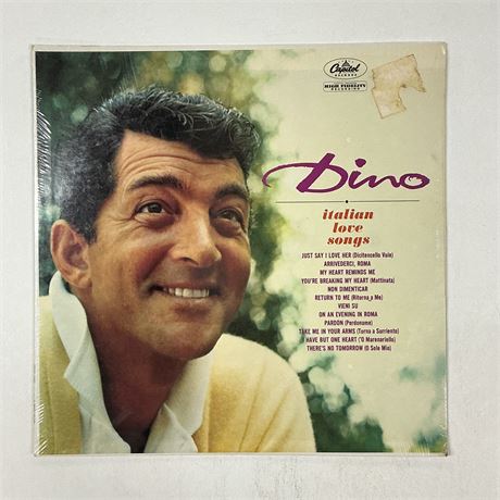 Dino Italian Love Songs Sealed Vinyl Record