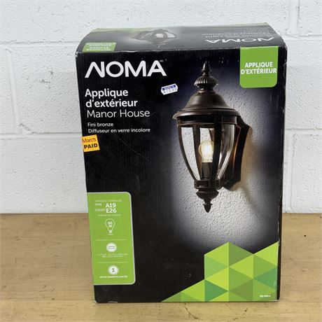 Noma Manor House Outdoor Wall Light - Lot #2