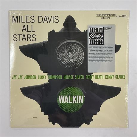 Miles Davis All Stars Walkin Sealed Vinyl Record