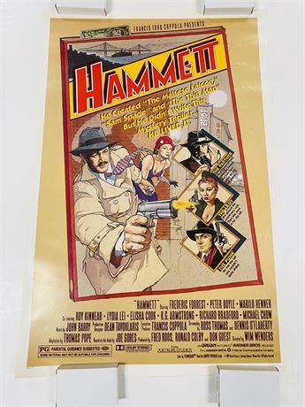 Hammett Original 27x41 Movie Poster - Rolled