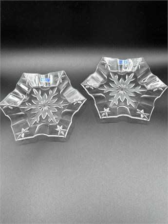 Waterford Snowflake Plates (2)