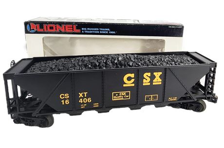 Lionel CSX Four Bay Hopper with Coal Load 6-16406